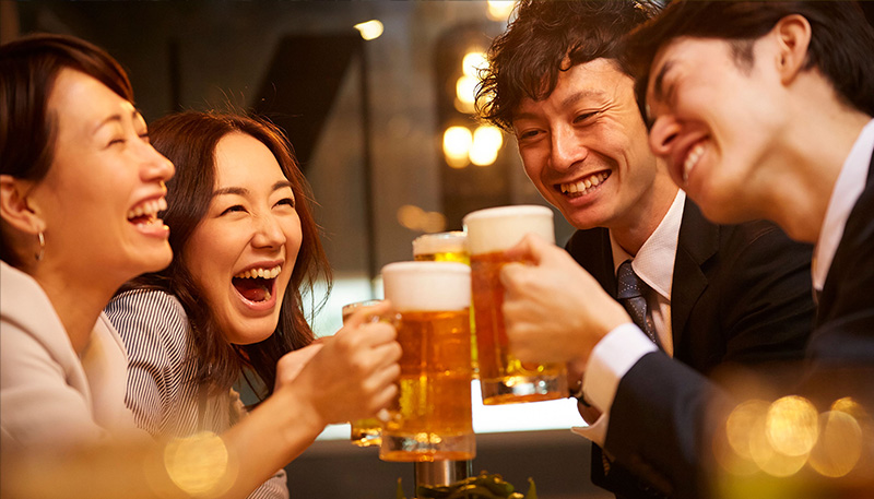 仕事終わりの飲み会